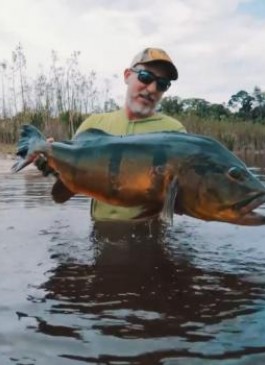 New World Record Speckled Peacock Bass Landed in Brazil