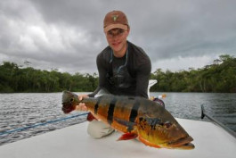 Holy Grail! This is Fly Magazine Cover Features Largest Peacock Bass Caught on a Fly Rod