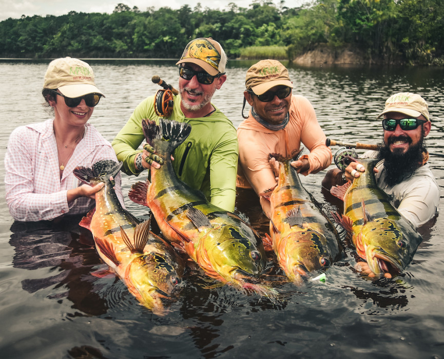 The largest population
of giant peacock
bass in the world.