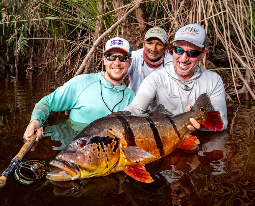 Professional
fishing guide +
native guide.